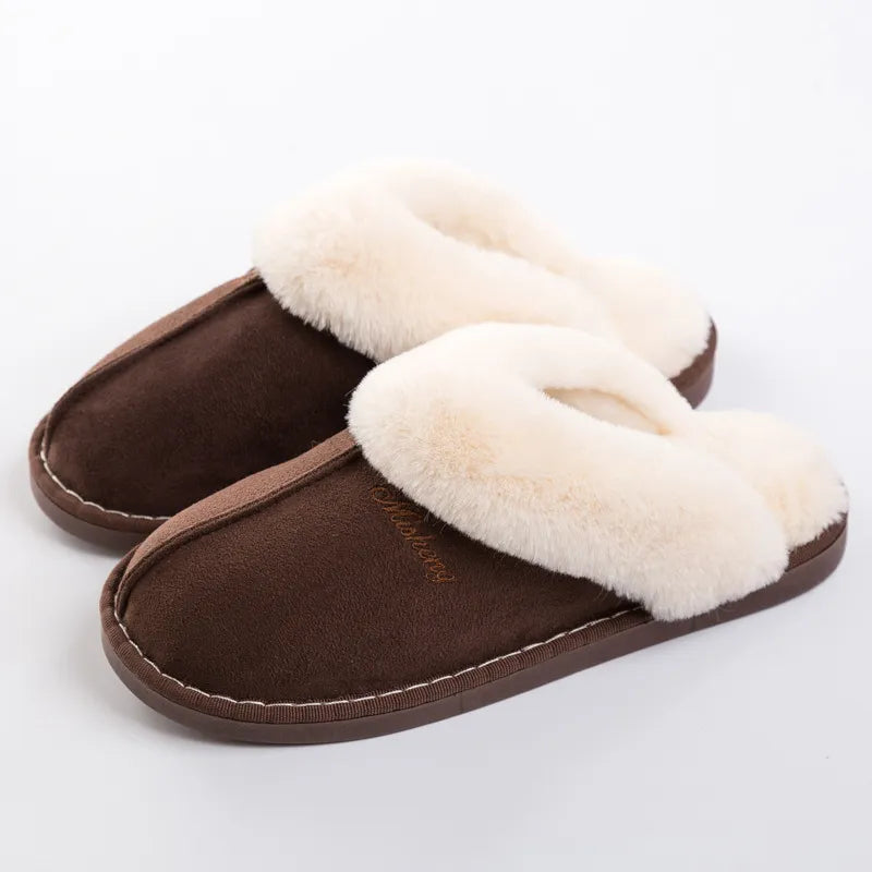 Waterproof Winter Slippers – Non-Slip Indoor House Shoes
