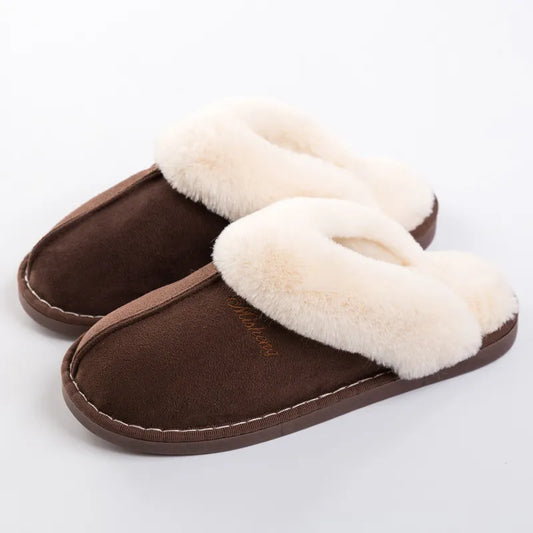 Waterproof Winter Slippers – Non-Slip Indoor House Shoes