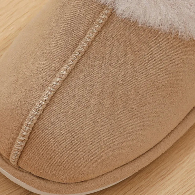Women’s Winter Plush Slippers – Soft, Warm, Fuzzy Indoor Shoes