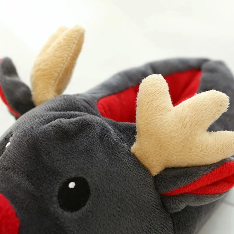 Christmas Reindeer Slippers – Cozy Shoes for the Holidays