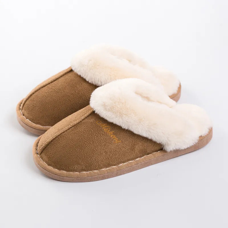 Waterproof Winter Slippers – Non-Slip Indoor House Shoes
