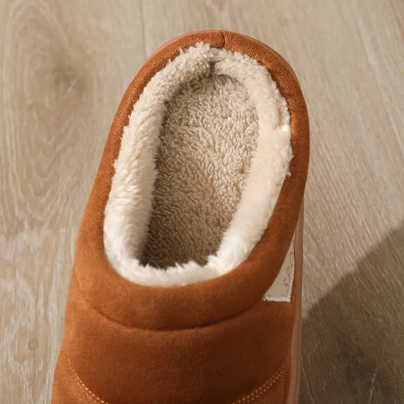 Unisex Plush Winter House Slippers – Warm, Soft & Non-Slip