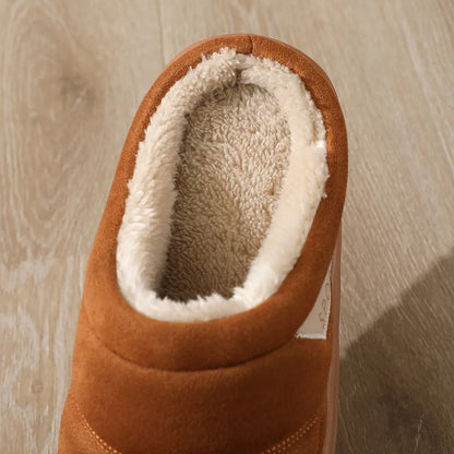 Unisex Plush Winter House Slippers – Warm, Soft & Non-Slip