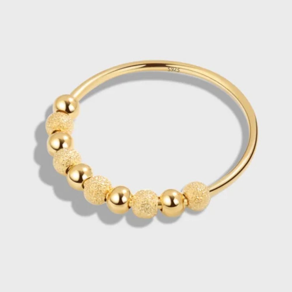 Matte Frosted Anxiety Spinner Ring